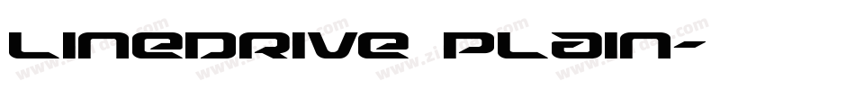 LineDrive Plain字体转换